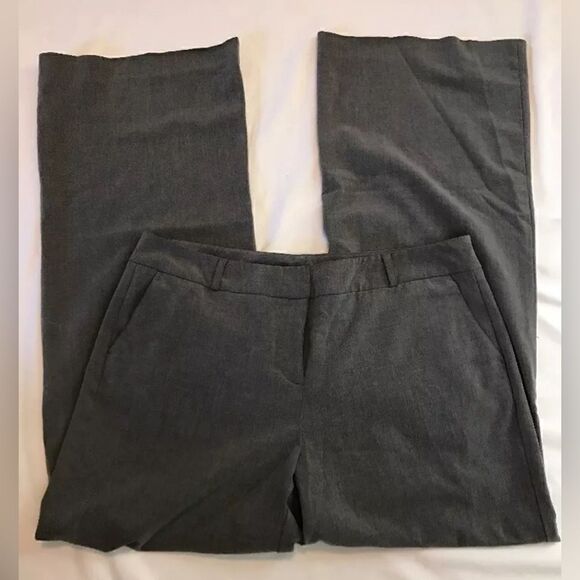 New York & Company Stretch Women's Charcoal Gray Dress Pants - Size 12 Average - Picture 2 of 5